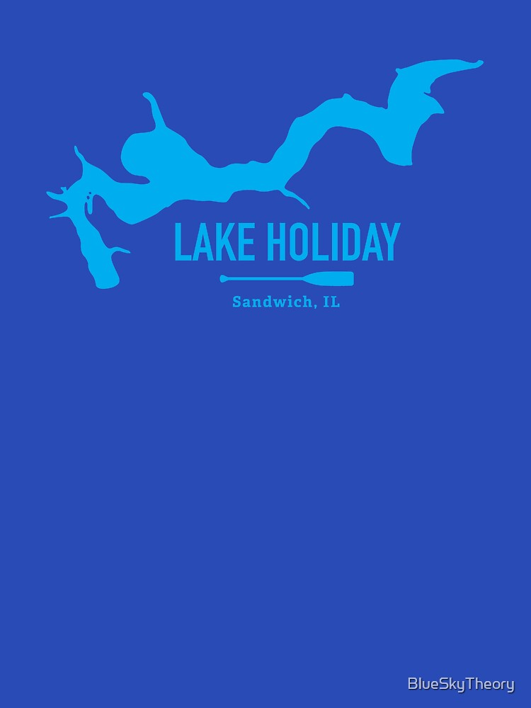 Lake Holiday - Sandwich, IL - Lake Graphic by BlueSkyTheory