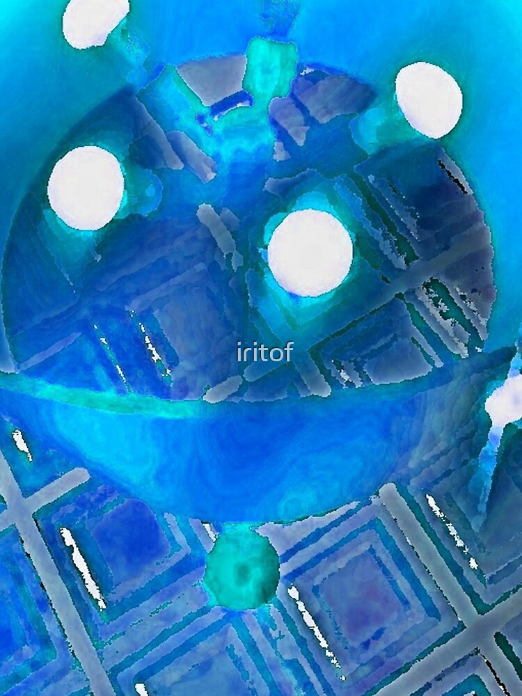 Blue Turquoise gray mix by Iritof by iritof