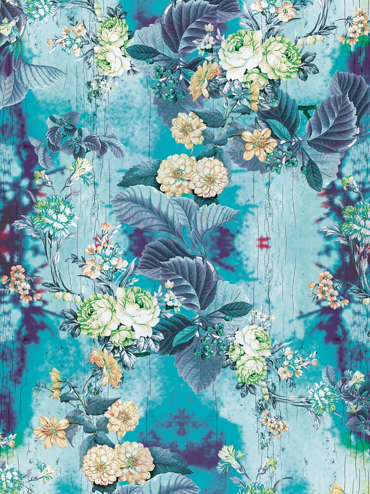 Hand drawn flowers pattern by vidyaroul