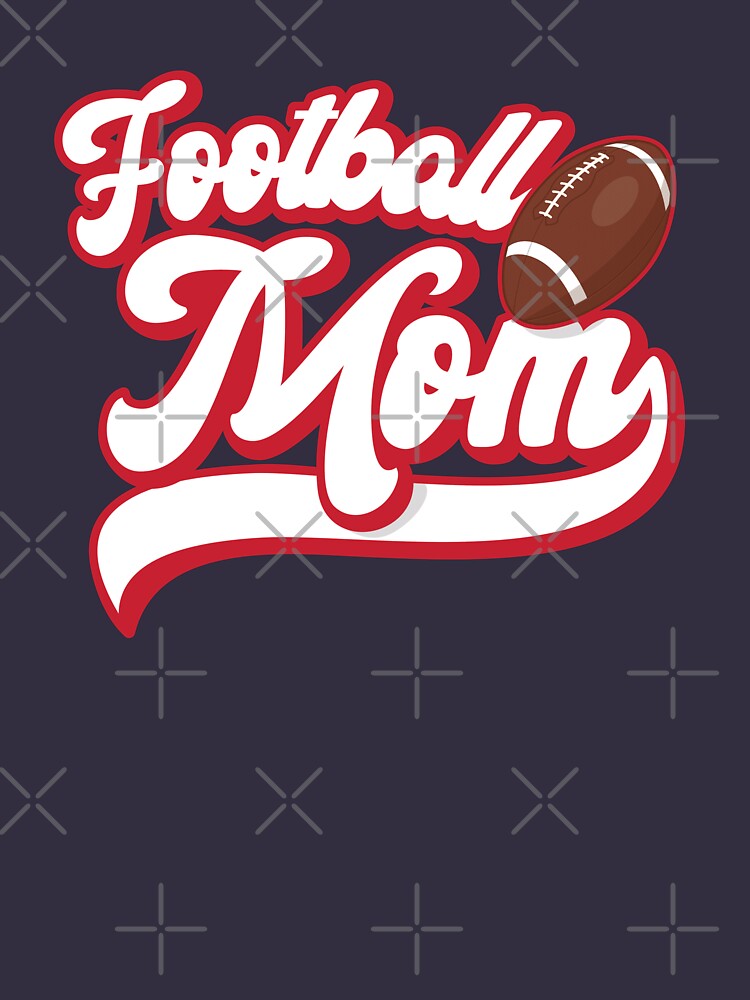 Football Mom Nautical Blue and Red by Hixon House