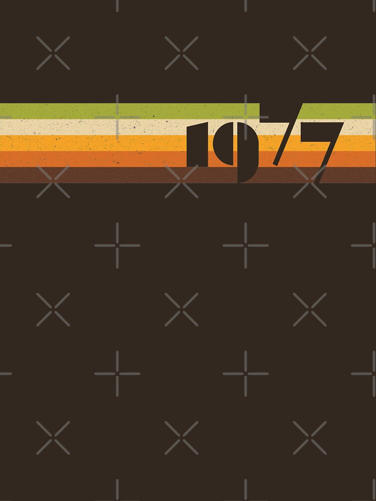 Vintage Retro Stripes 1977 - 70s Style by DesignByLeo