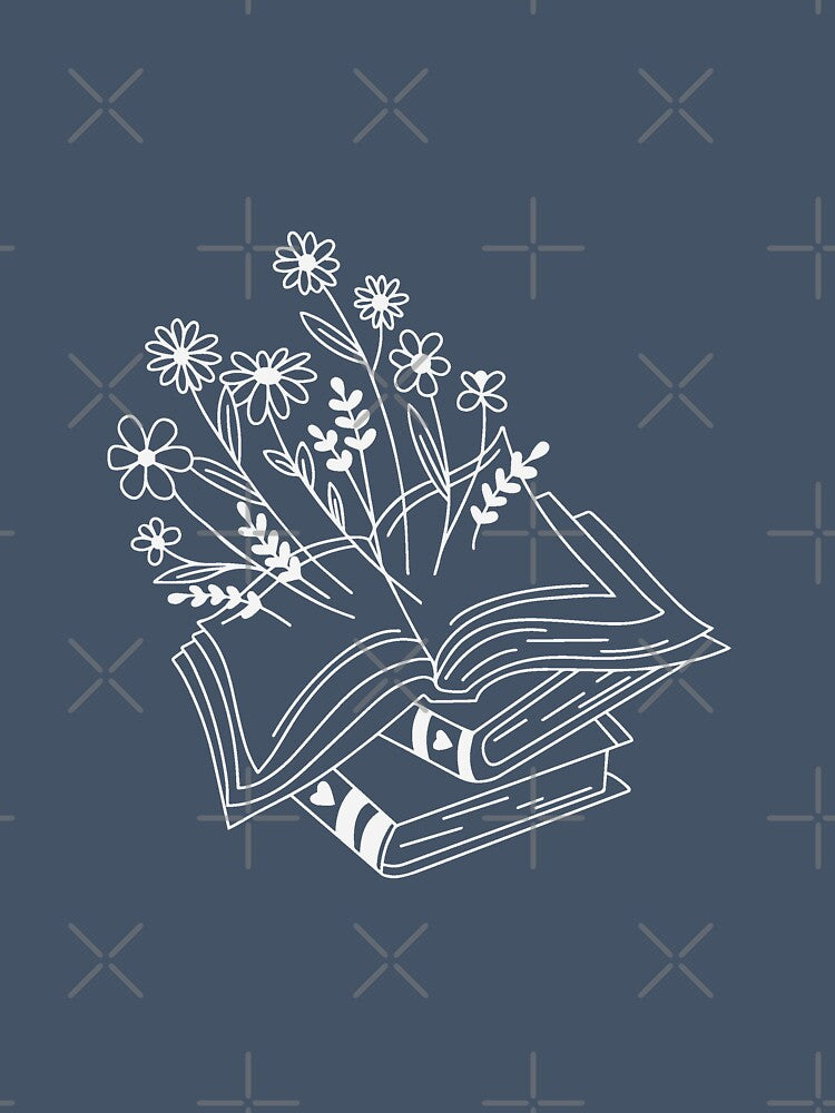 Floral Books by gethappytees