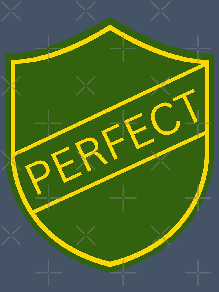 Perfect prefect badge design in green - funny - available in other colours by Alyn8