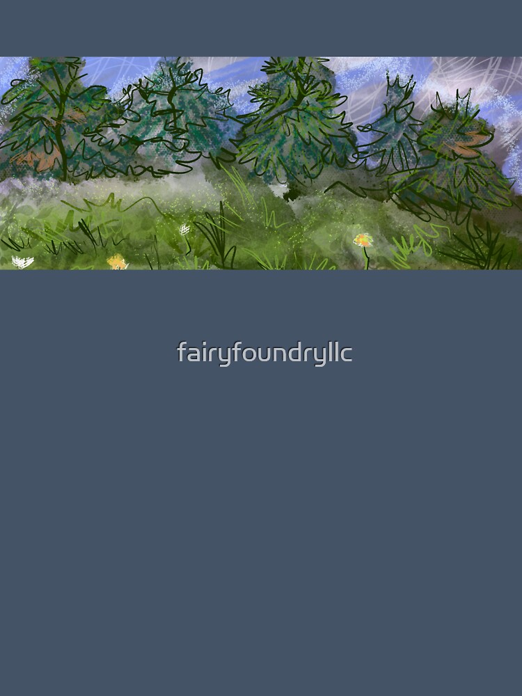 Still Summer Day | Hand drawn Nature Design by fairyfoundryllc