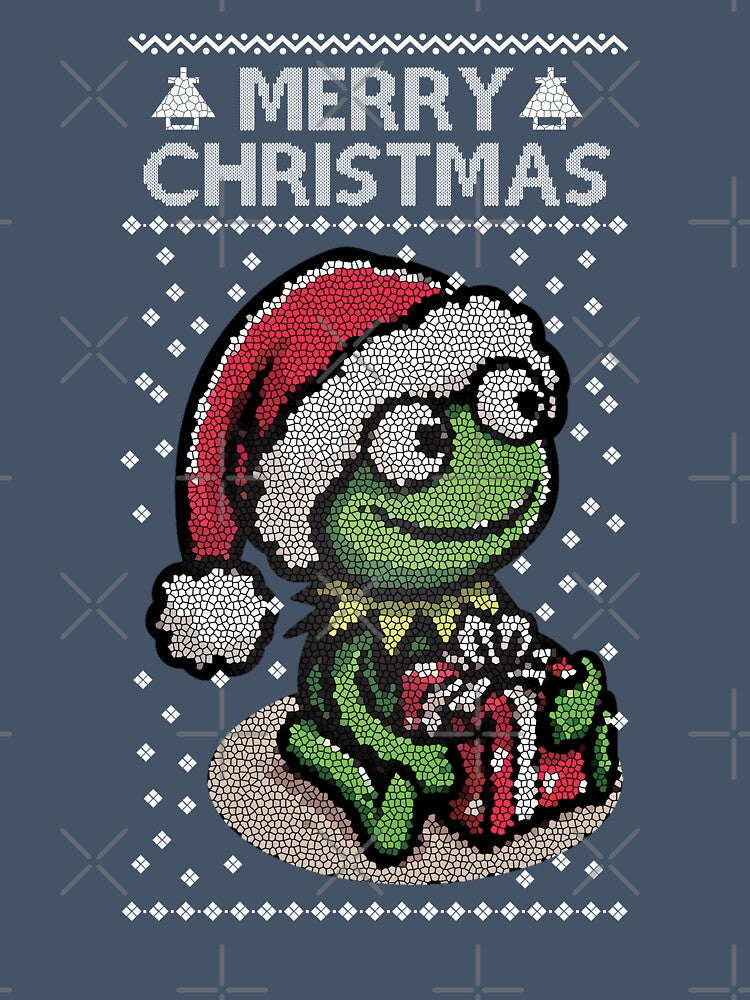 Merry Christmas Cute Frog by Scaryzz