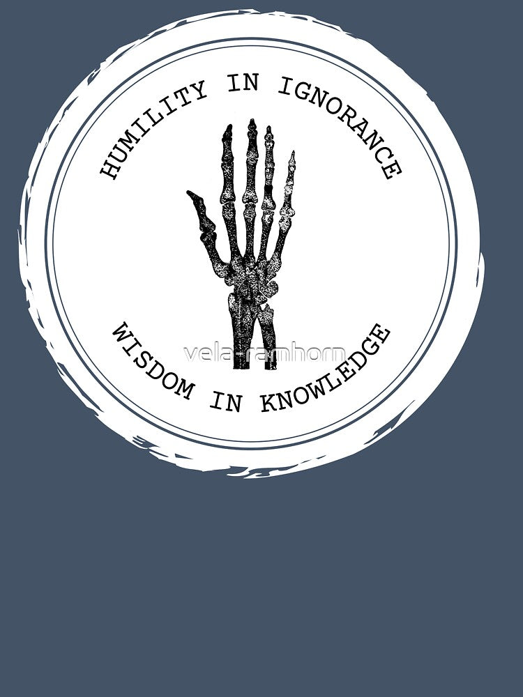 Humility in ignorance, wisdom in knowledge // dark academia quotes by vela-ramhorn
