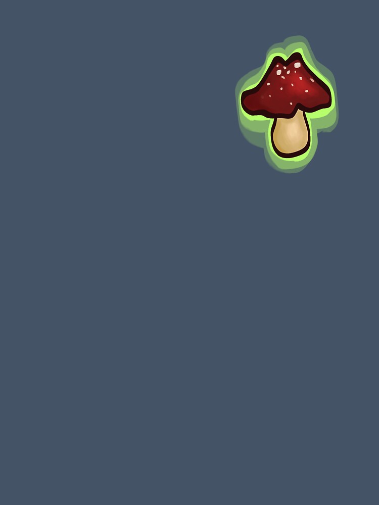 Creepy glowing red poisonous mushroom! by Rohza-Doodles