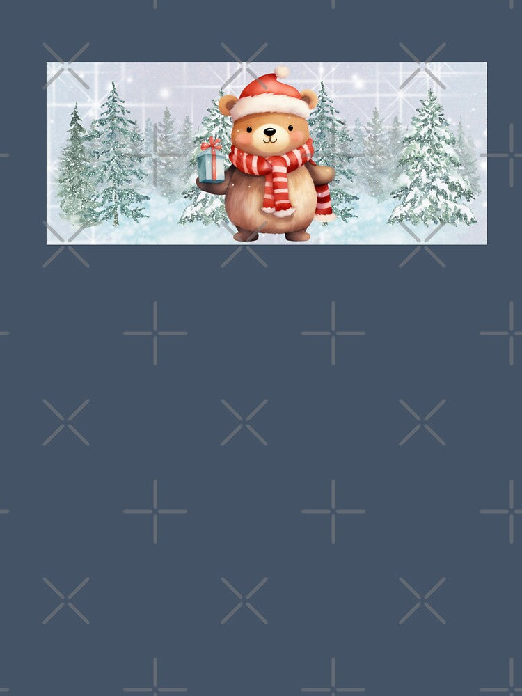 Cute Teddy bear winter Christmas magic design by TrusteeDesign