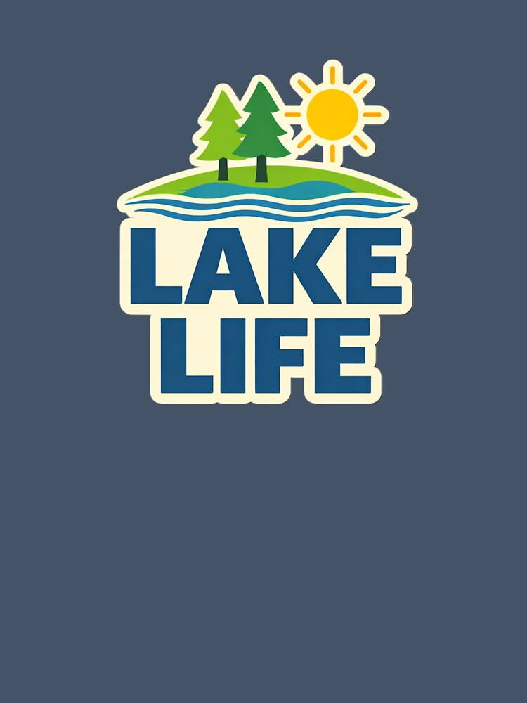 Lake Life Summer Badge – Bright Cottage & Cabin Vibes Design by EastEndTownie