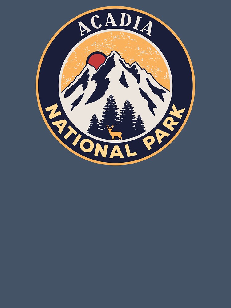 Acadia National Park-Vintage by graphic-map