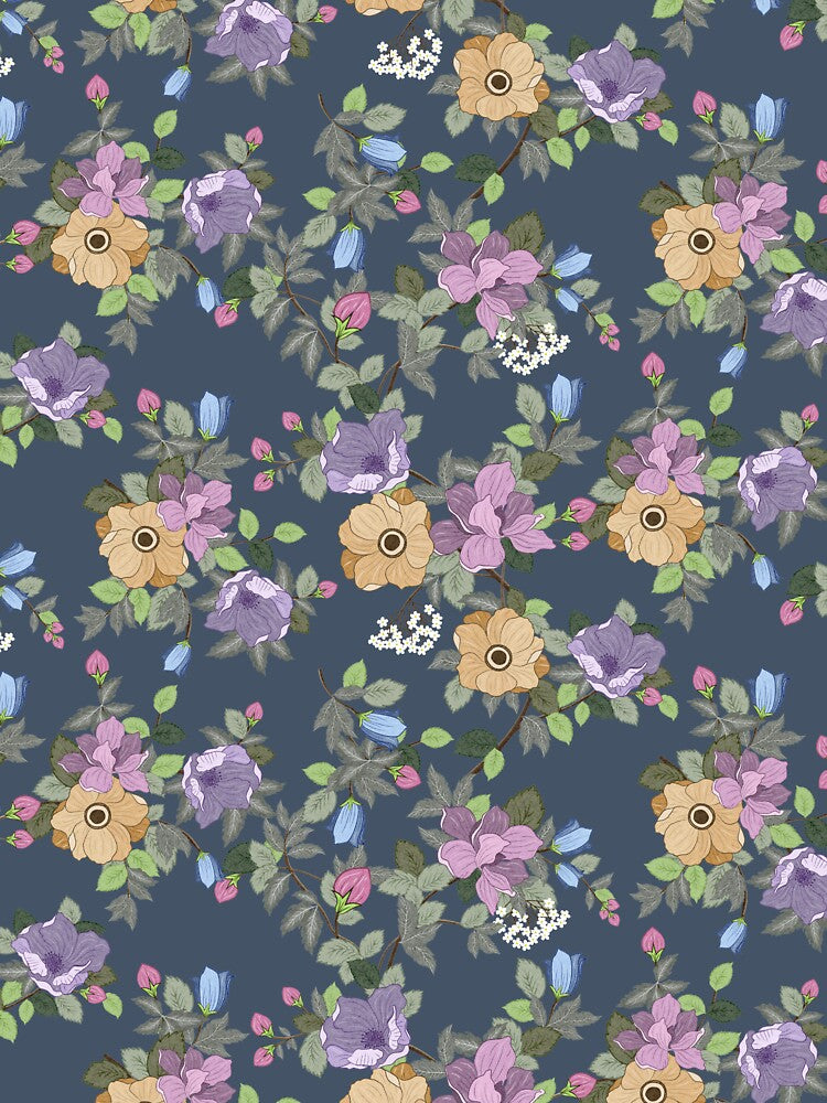 hand drawn modern flower illustrations by vidyaroul