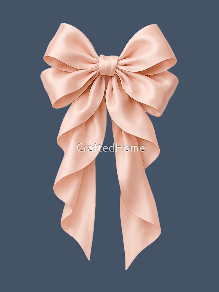 Coquette Pink Bow Shirt - Floppy Satin Triple Bow – Soft Luxe Ribbon by CraftedHome