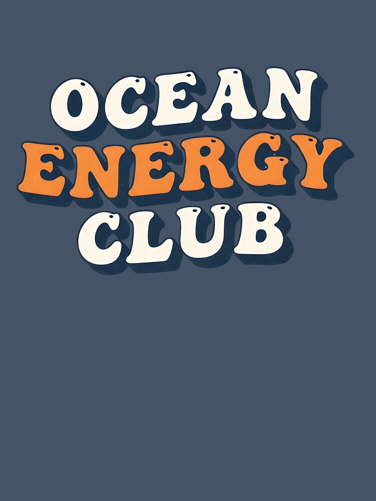 Ocean Energy Club – Coastal Identity Typography Design by Sea Gem