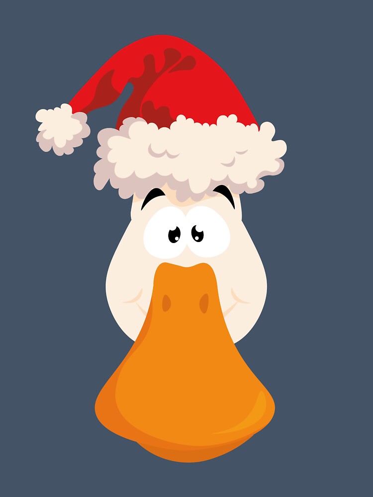 Merry Christmas Santa Claus Duck by Art-of-Rory