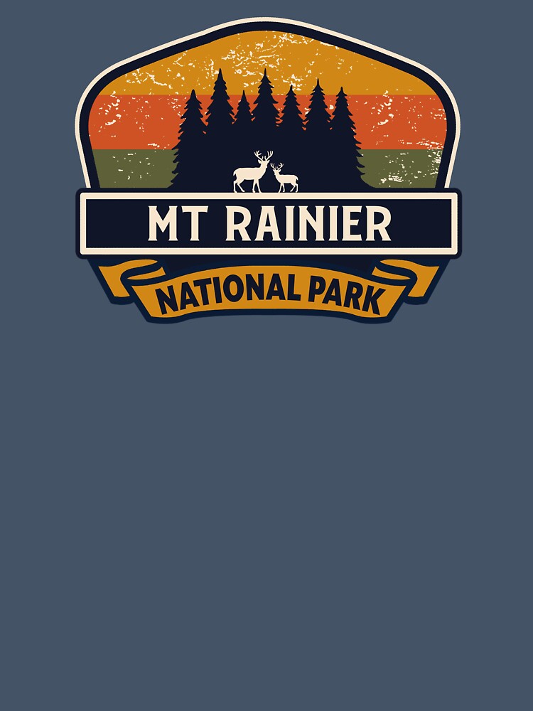 Mt rainier National Park-Vintage by Nature-spirit
