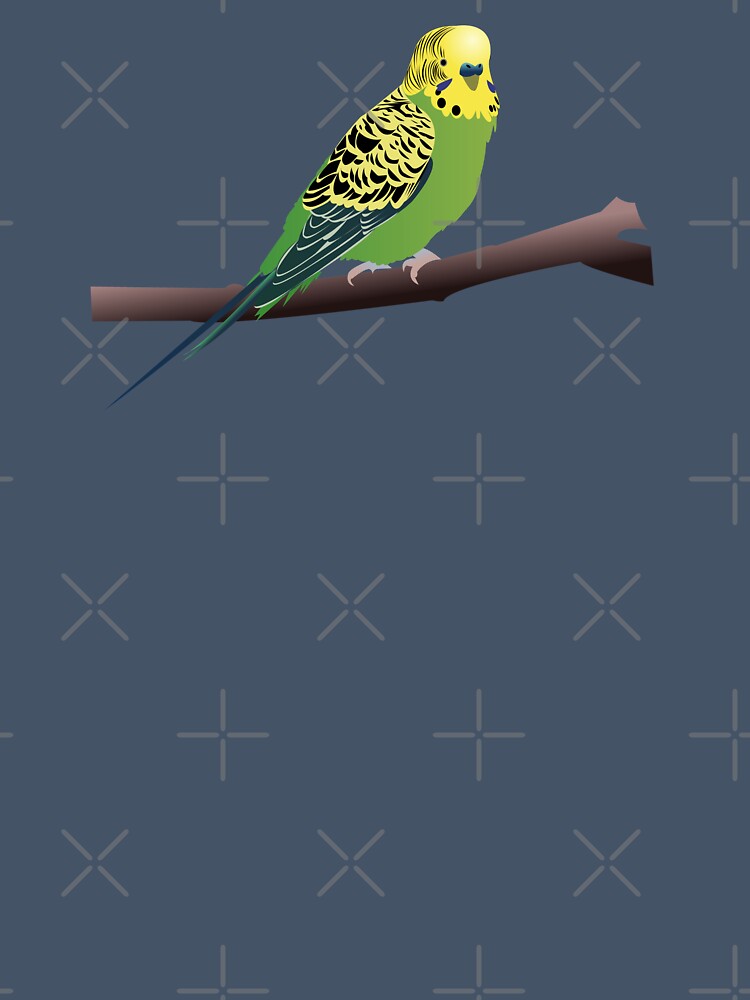 Green Parakeet/Budgie by KCPetPortraits