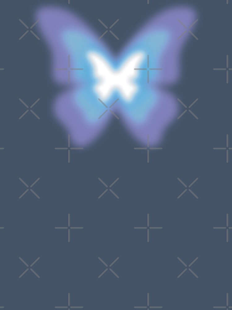 Y2K Blue Butterfly by xWiseGirl