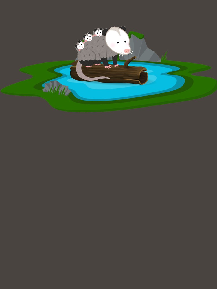 Opossum Family by Little Bee