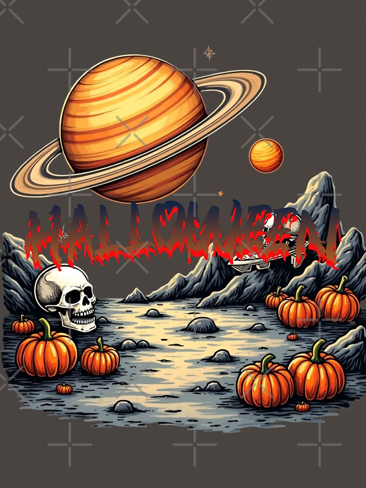Halloween Cosmic Spooky Planet by Moon2025