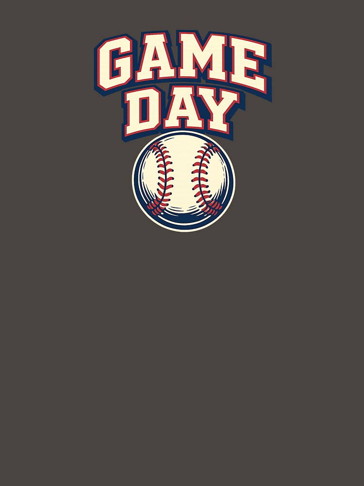 Game Day Baseball Varsity Vintage Sports Design by EastEndTownie