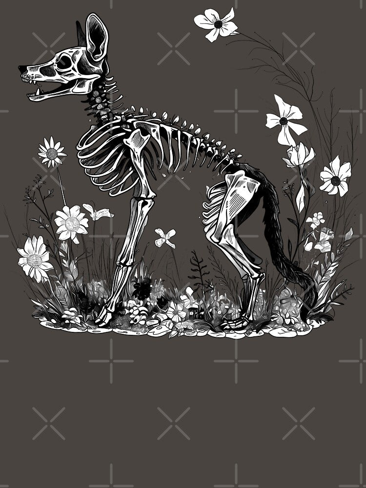 Dog Skeleton White by mushongc