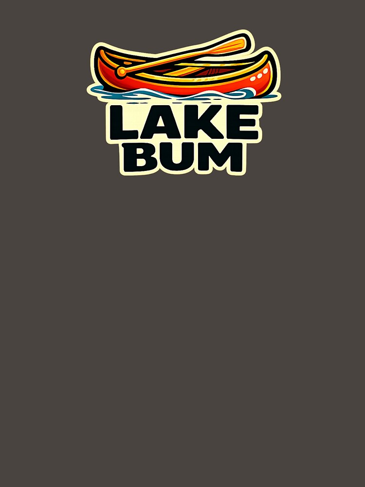 Lake Bum Canoe Badge Design by EastEndTownie