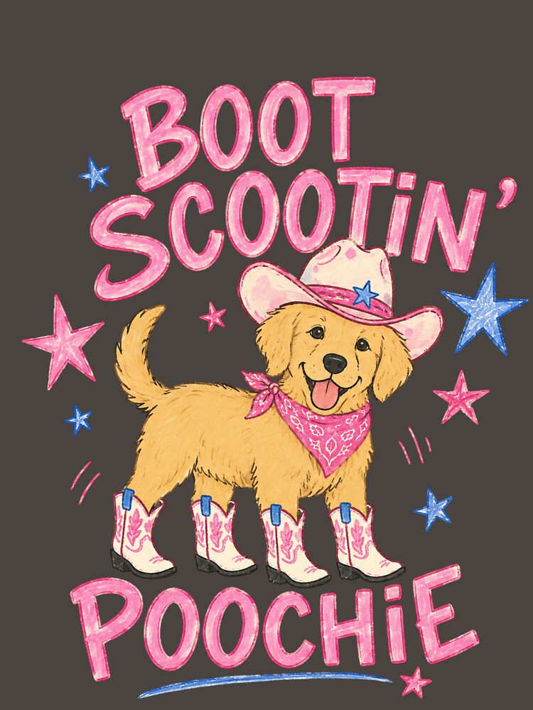Boot Scootin' Poochie by coastalquillco