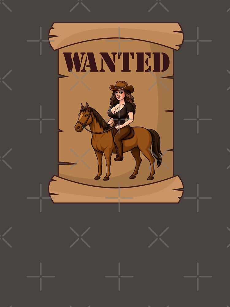 Wanted Cowgirl Graphic Tee by Aimetoi