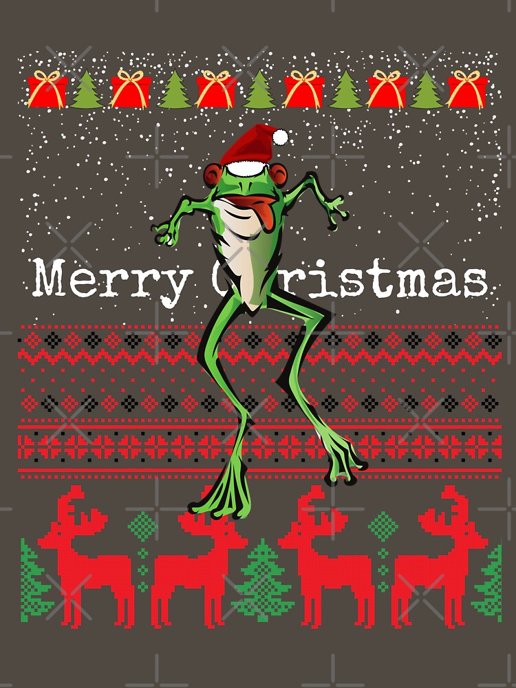 Ugly frog Christmas sweater - merry christmas. by earthlingsmerch