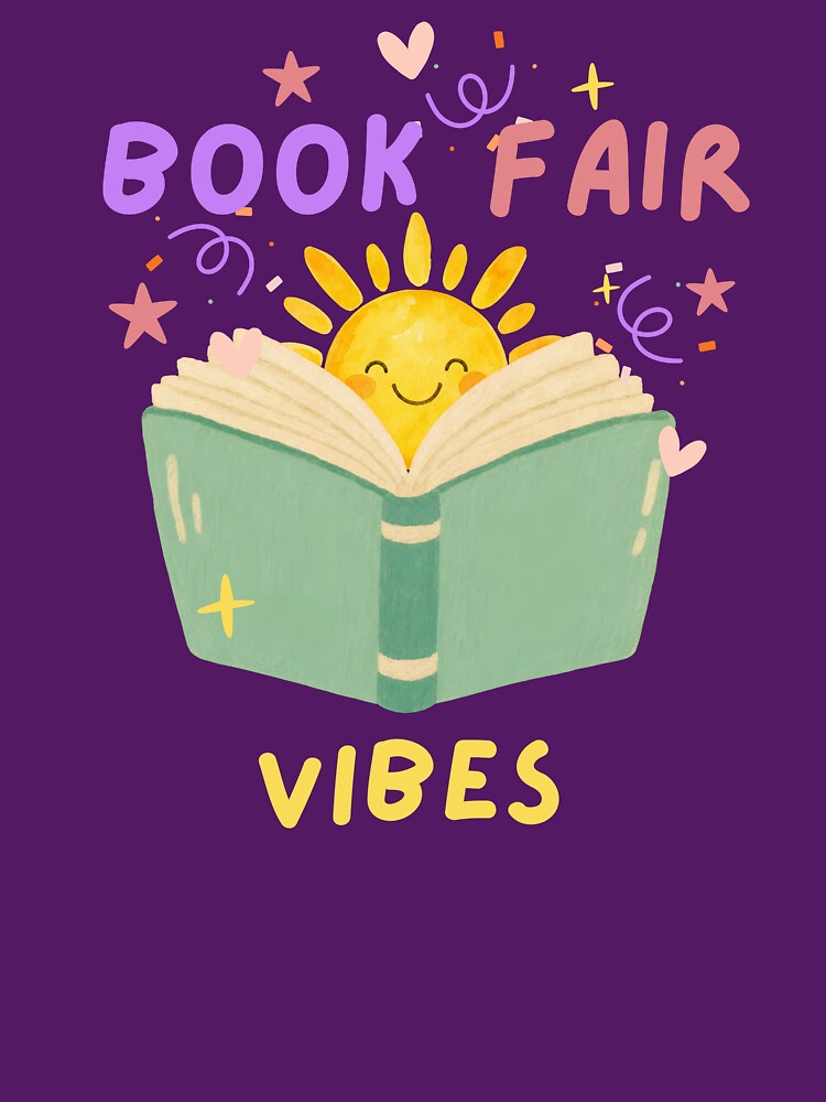 Book Fair Vibes Book Lover Design by AnulaArt