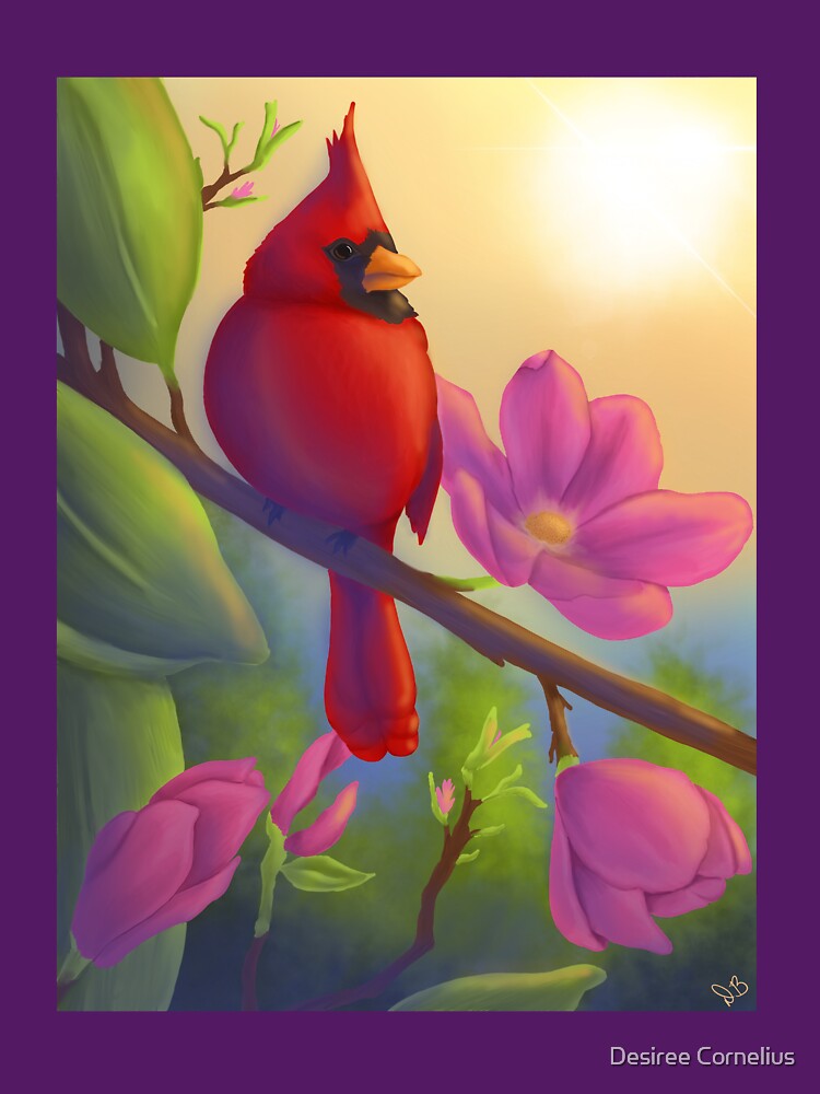 Cardinal Morning by Desiree Cornelius