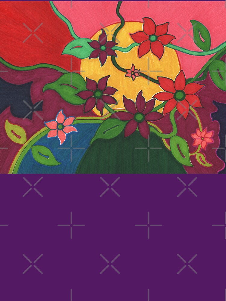 Flower fantasia at moonrise #1 by BelindaFuller