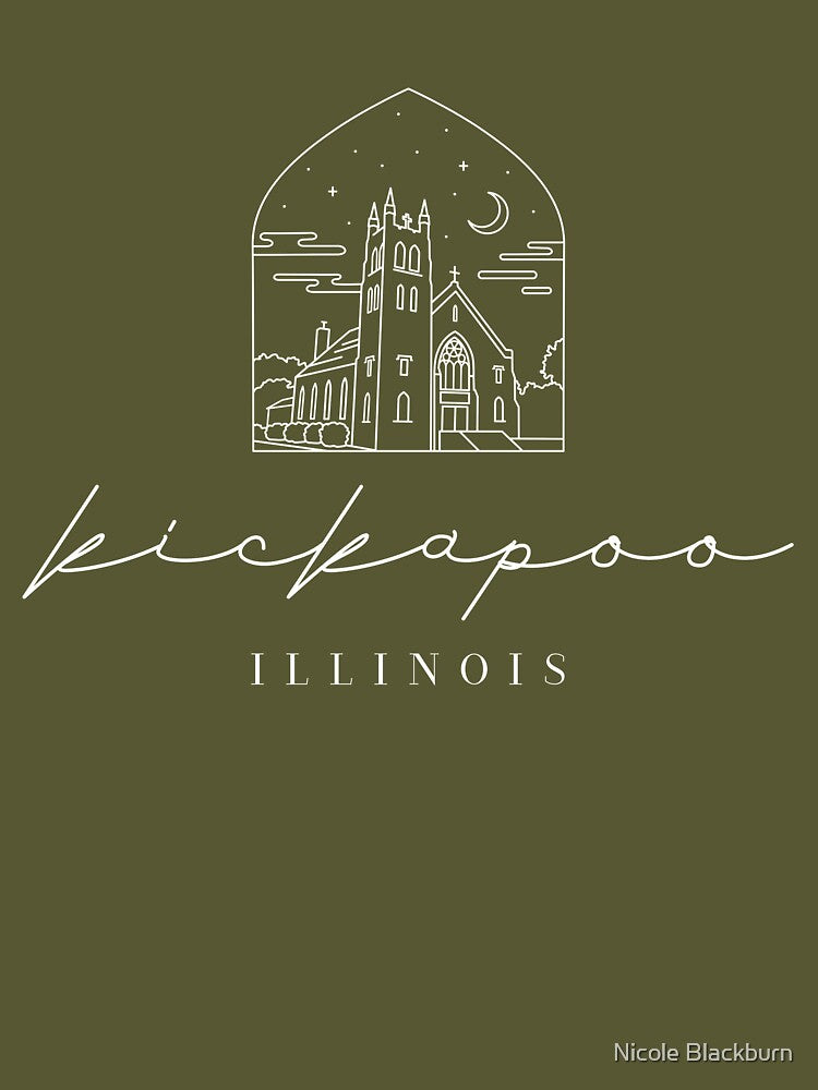Kickapoo Illinois Church Shirt Design By Nicole Blackburn by Nicole Blackburn