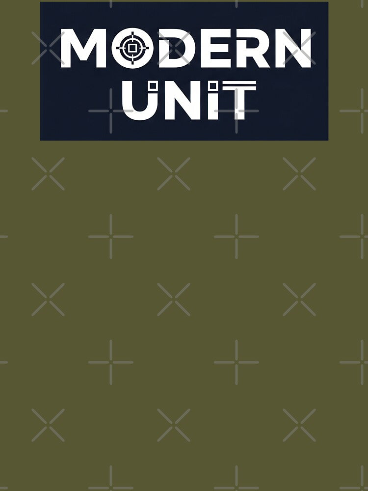 Modern Unit Tactical Typography Minimalist Streetwear by DigitalArtx-com