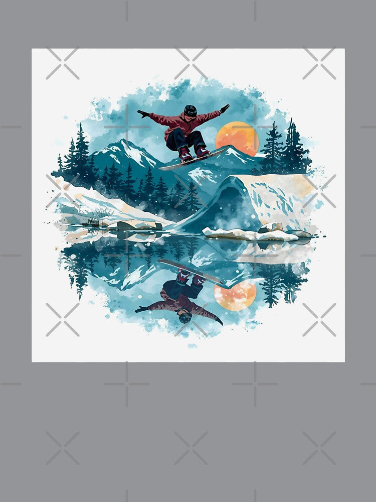 Snowboard Waterscape by FitEnvy