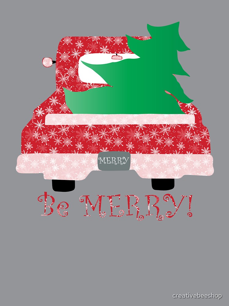 Be MERRY! Red Truck Christmas by creativebeeshop