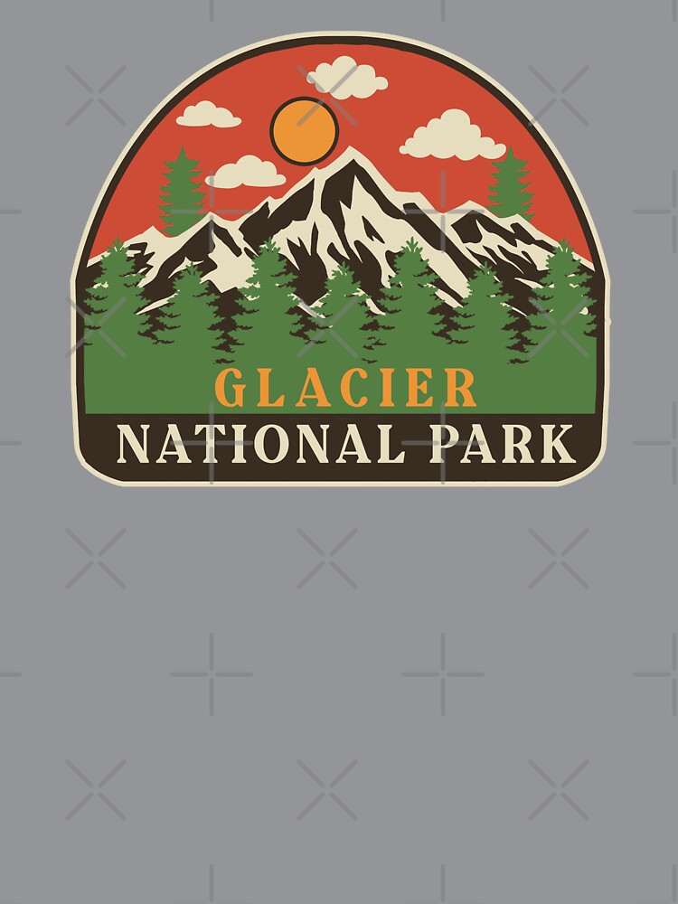 Glacier National Park - Vintage by Nature-mark