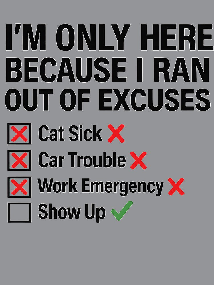 Funny Ran Out Of Excuses Introvert by ucedamarcelo