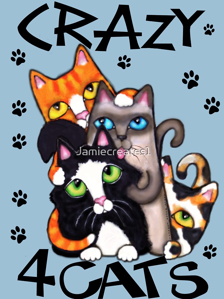 Crazy Cat Lovers Kitty Art by Jamiecreates1