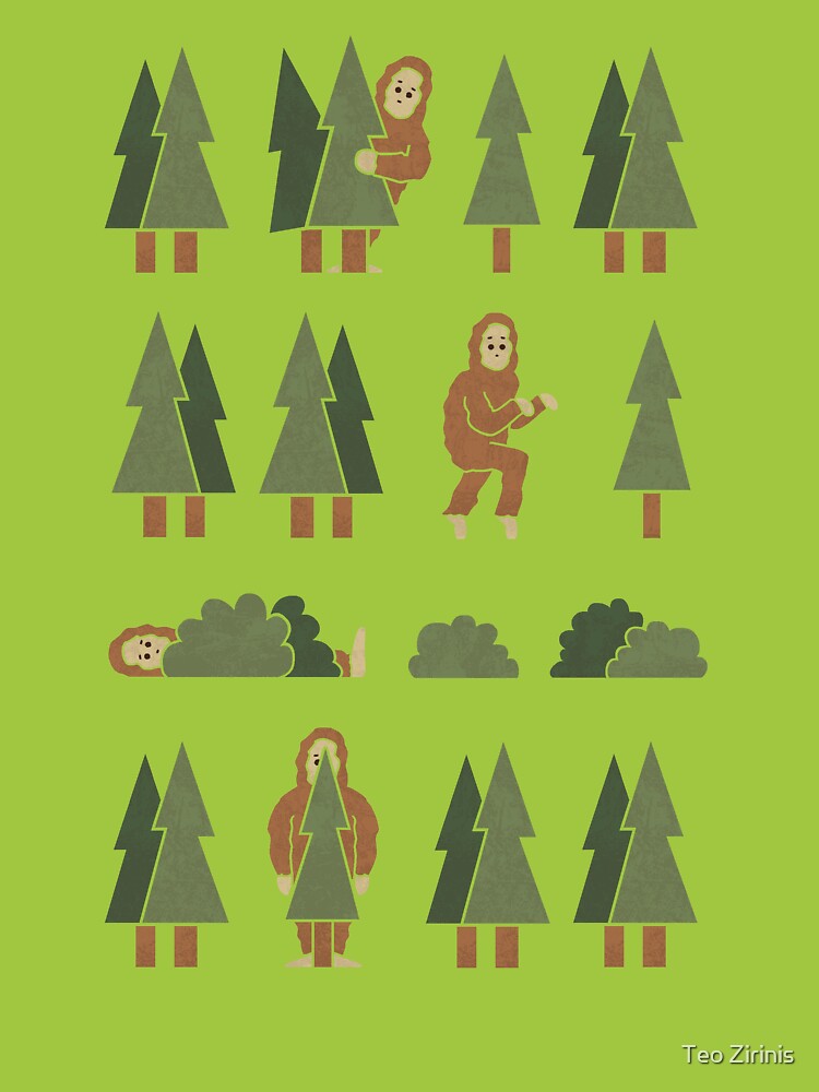 Bigfoot Forest by HandsOffMyDinosaur Unisex