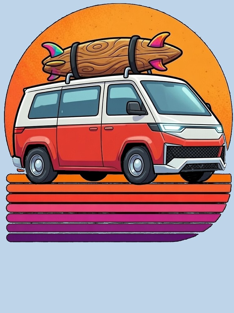 Retro Future Surf Van Aesthetic by katiecorners