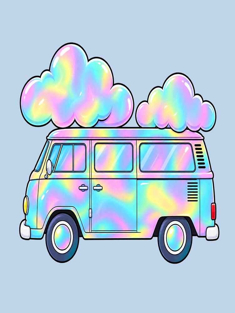 Holographic Retro Camper Van by Hari Arts
