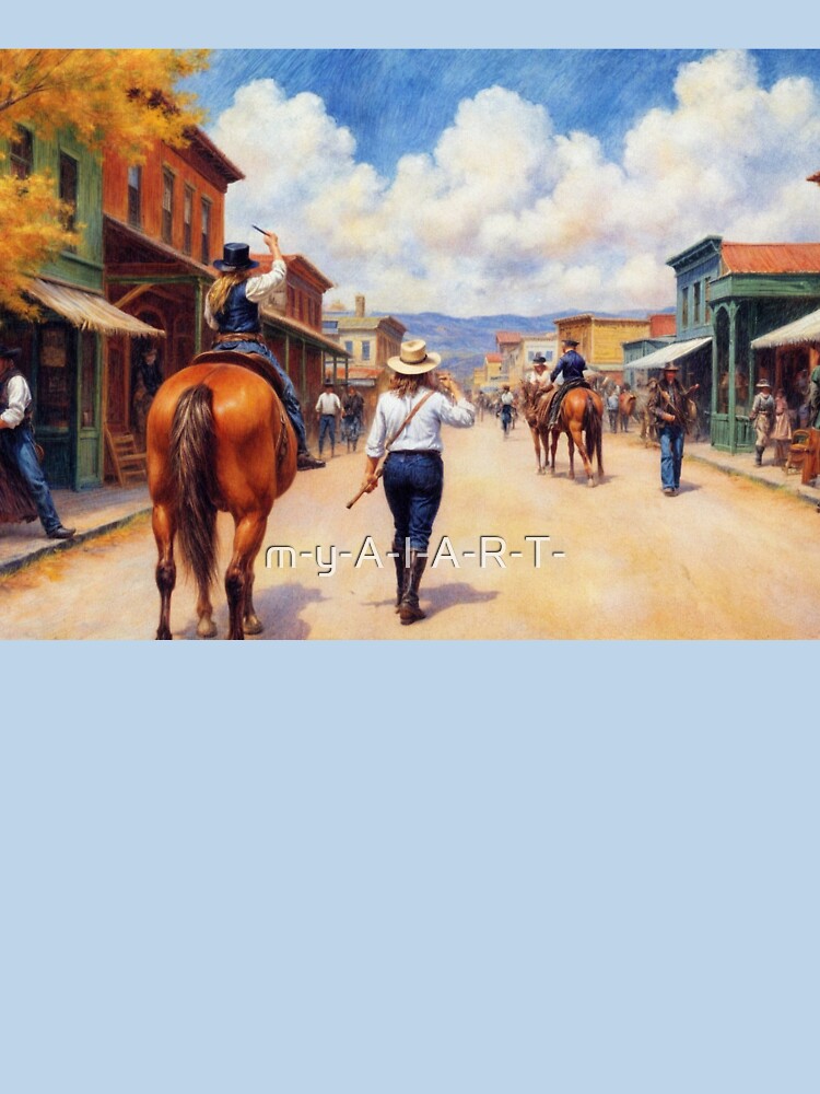 Horseback Cowgirl by m-y-A-I-A-R-T-