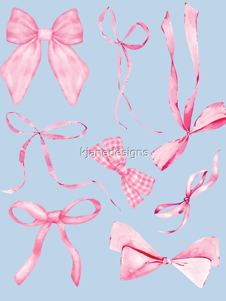 Pink Coquette Bows by kjanedesigns