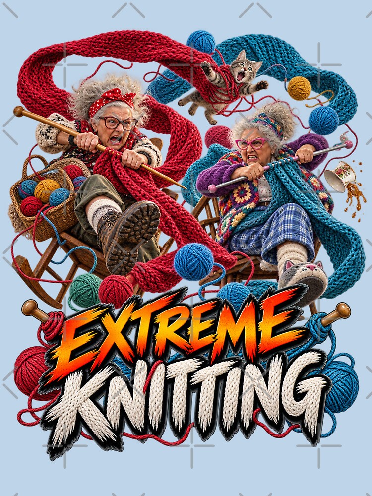 Extreme Knitting – Funny Granny Knitting Showdown by Kevin Shearer