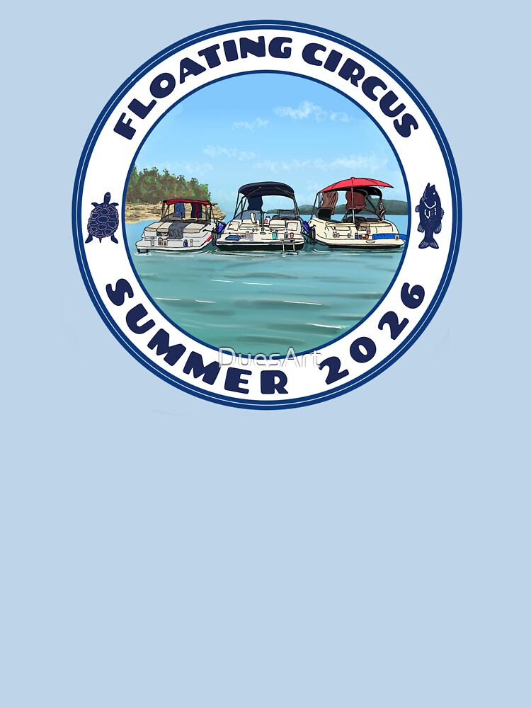Floating Circus lake shirt by DuesArt