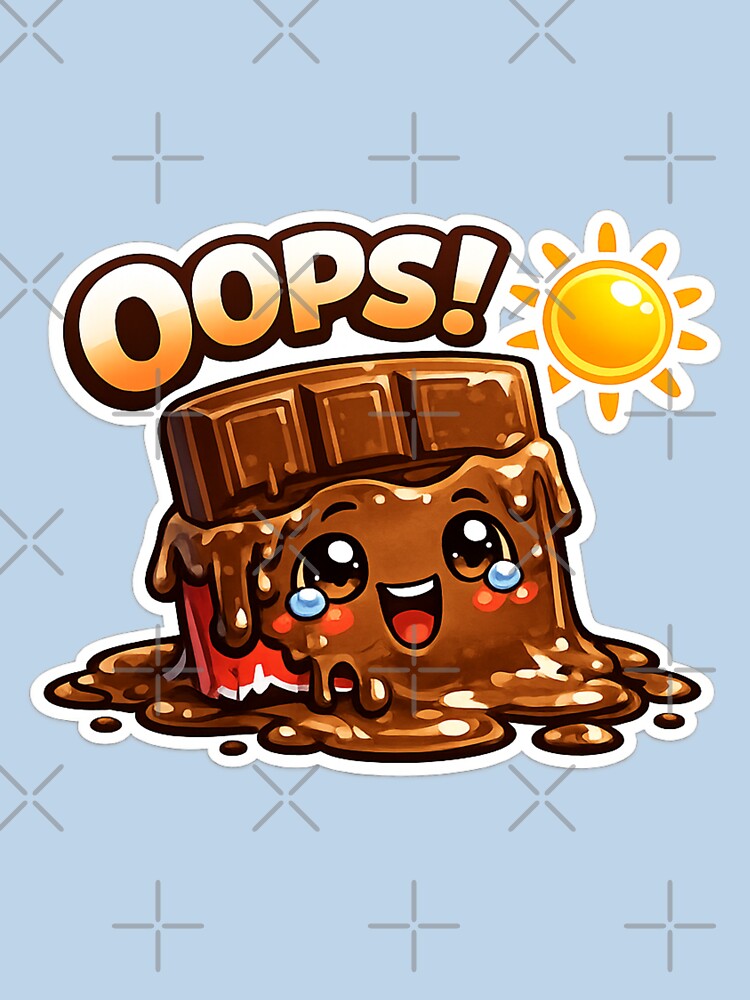 Oops Melting Chocolate – Cute Kawaii Food Design | Happy Accident Series Vol. 2 Too Late by Kevin Shearer