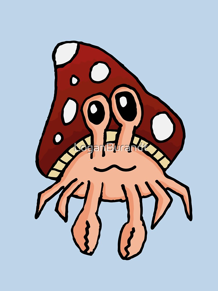 Mushroom Hermit Crab by 6 Feet Under