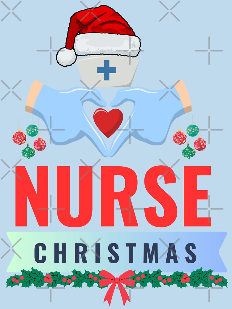 Nurse Squad Christmas Funny Holiday Nurse by marvancatquotes