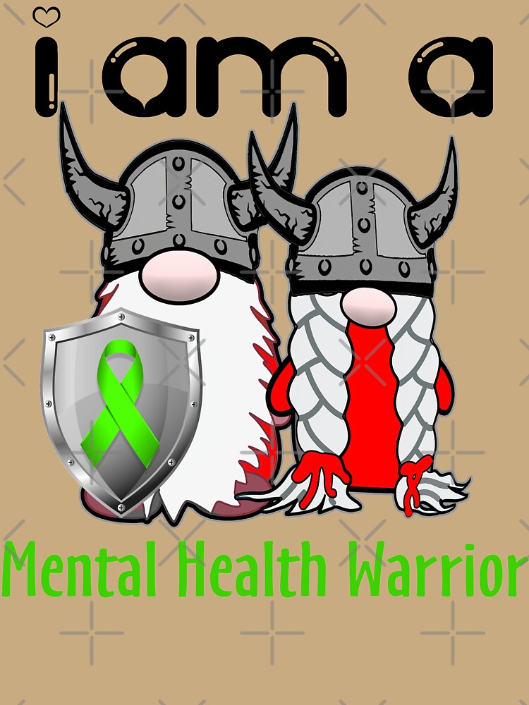 I Am A Mental Health Warrior Support Mental Health Fighter Gift by radianen